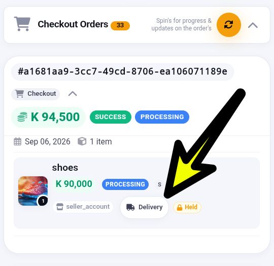Track your delivery